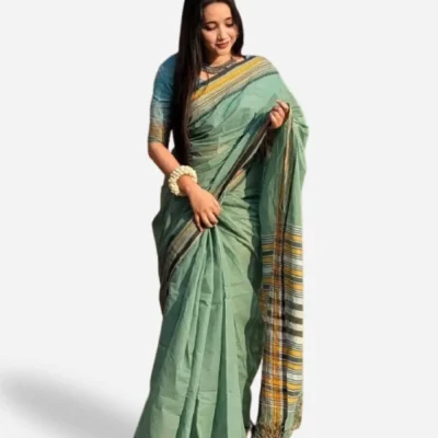 Cotton Tangail Saree