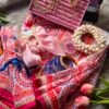 Pink & White Cotton Saree Packageđ¸