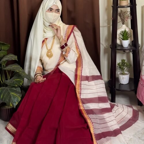Cotton Saree White